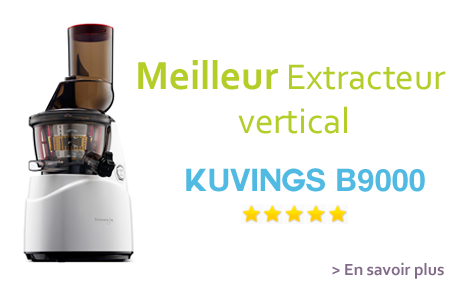 Kuvings B9000, le meilleur extracteur de jus vertical
